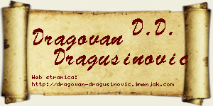 Dragovan Dragušinović vizit kartica